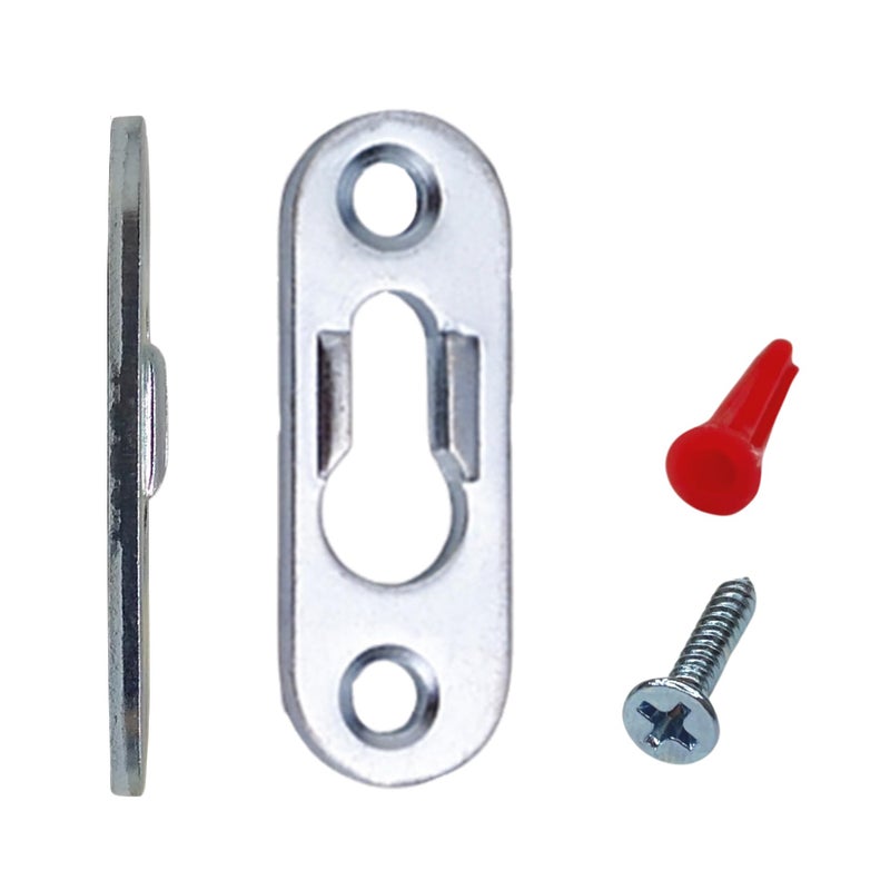 HOWTOOL Heavy Duty Keyhole Hanger with Phillips Screws & Anchors, 20 Pack - Image 1